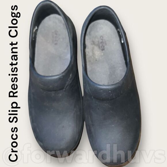 Crocs Slip-Resistant Safety Work Shoes Size 8 - Picture 3 of 8